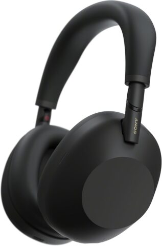 Sony WH-1000XM6 wireless noise canceling headphones in black on Amazon
