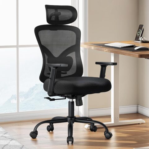 Marsail ergonomic mesh office chair with 2D headrest deal on Amazon