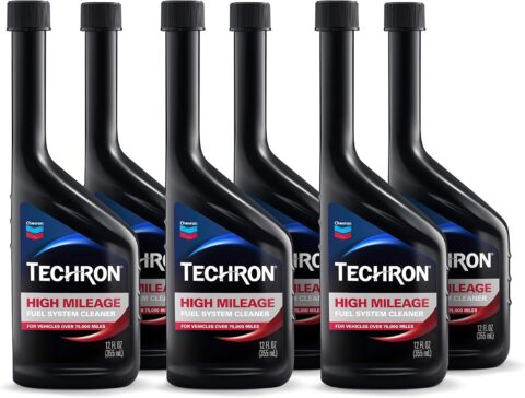 Chevron Techron High Mileage Fuel System Cleaner 6-pack deal on Amazon