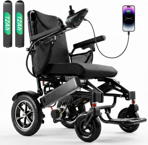 Tivaro 20-inch wider seat electric wheelchair deal on Amazon
