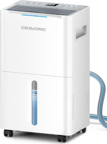 Dravonic 21-pint basement dehumidifier deal on Amazon