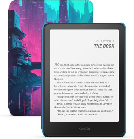 Amazon Kindle Paperwhite Kids 16GB Cyber City edition on sale at Amazon